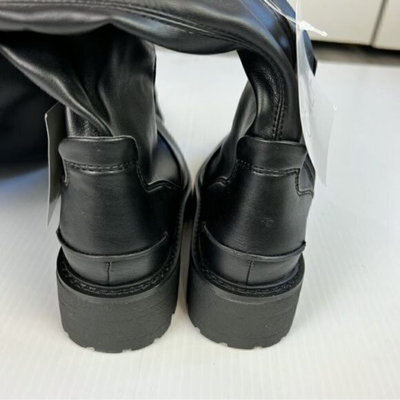 Franco Sarto Boots womens size 7 black fera knee high - Picture 8 of 11